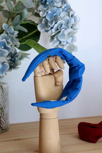 Diadema Azul vecina - de nudo