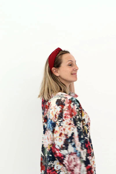 Diadema Granate - de nudo