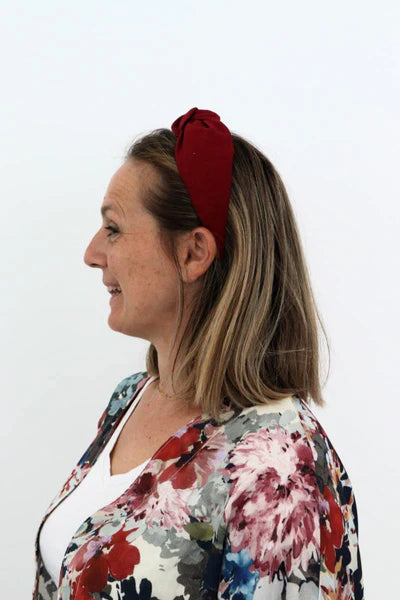 Diadema Granate - de nudo