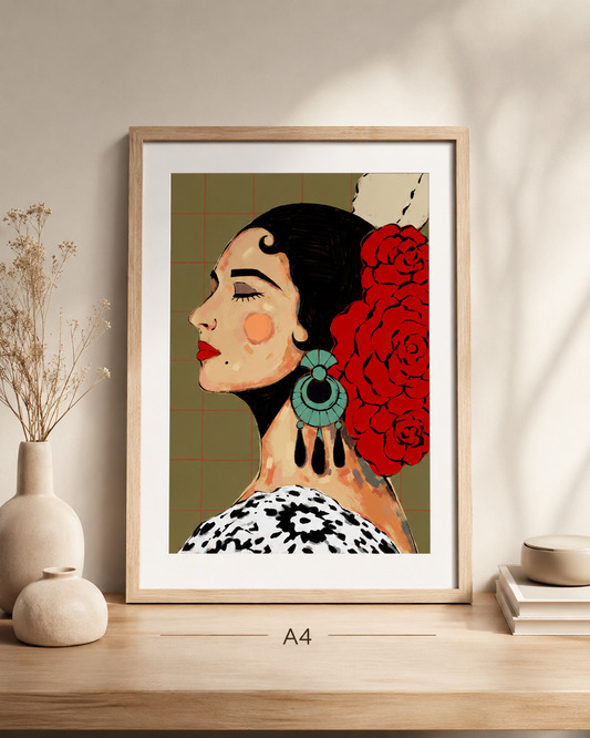 Lámina Lola Flores by Alejandra Picart