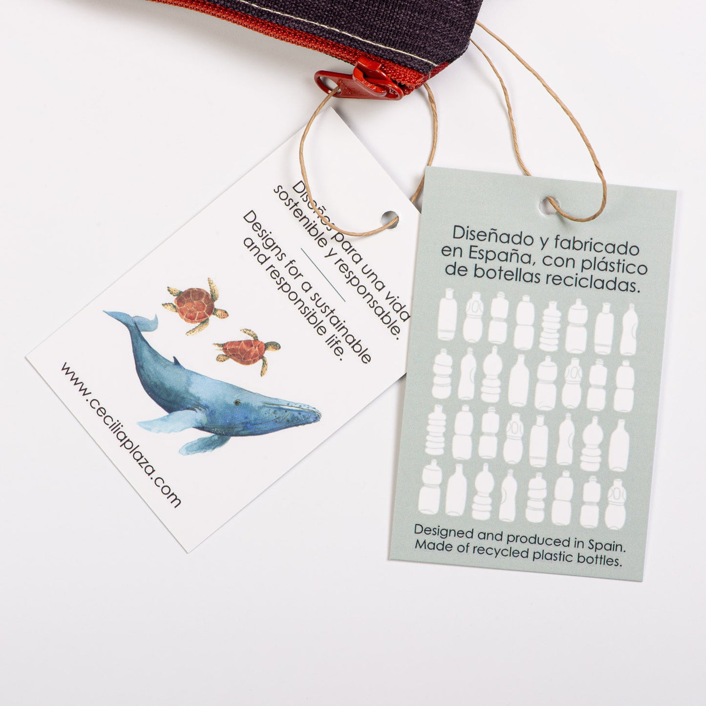 Estuche de casas de colores