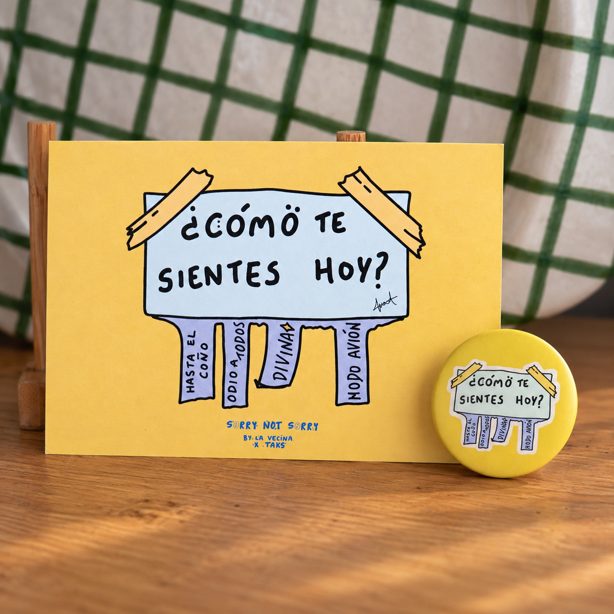 Lámina + Chapa Cómo te sientes hoy