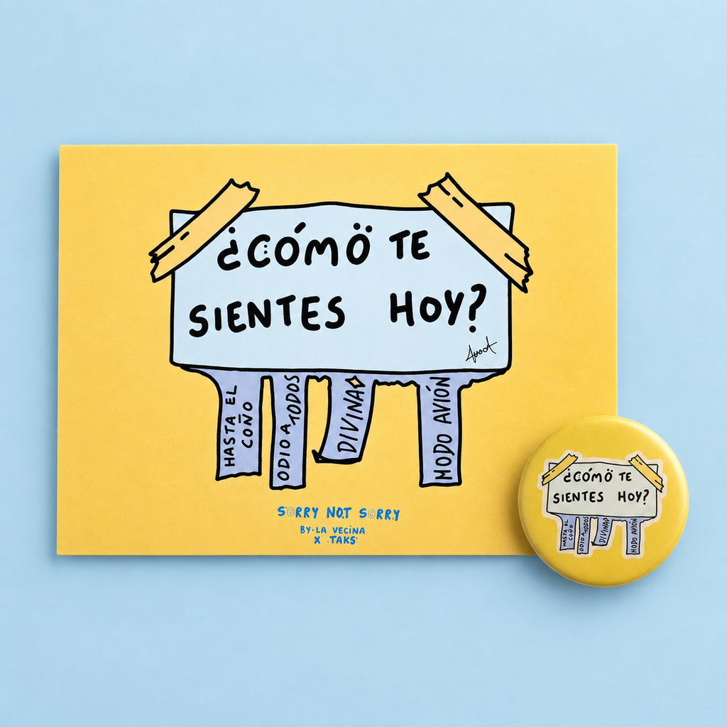 Lámina + Chapa Cómo te sientes hoy
