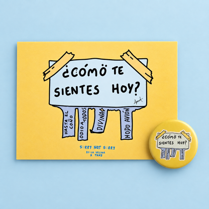 Lámina + Chapa Cómo te sientes hoy