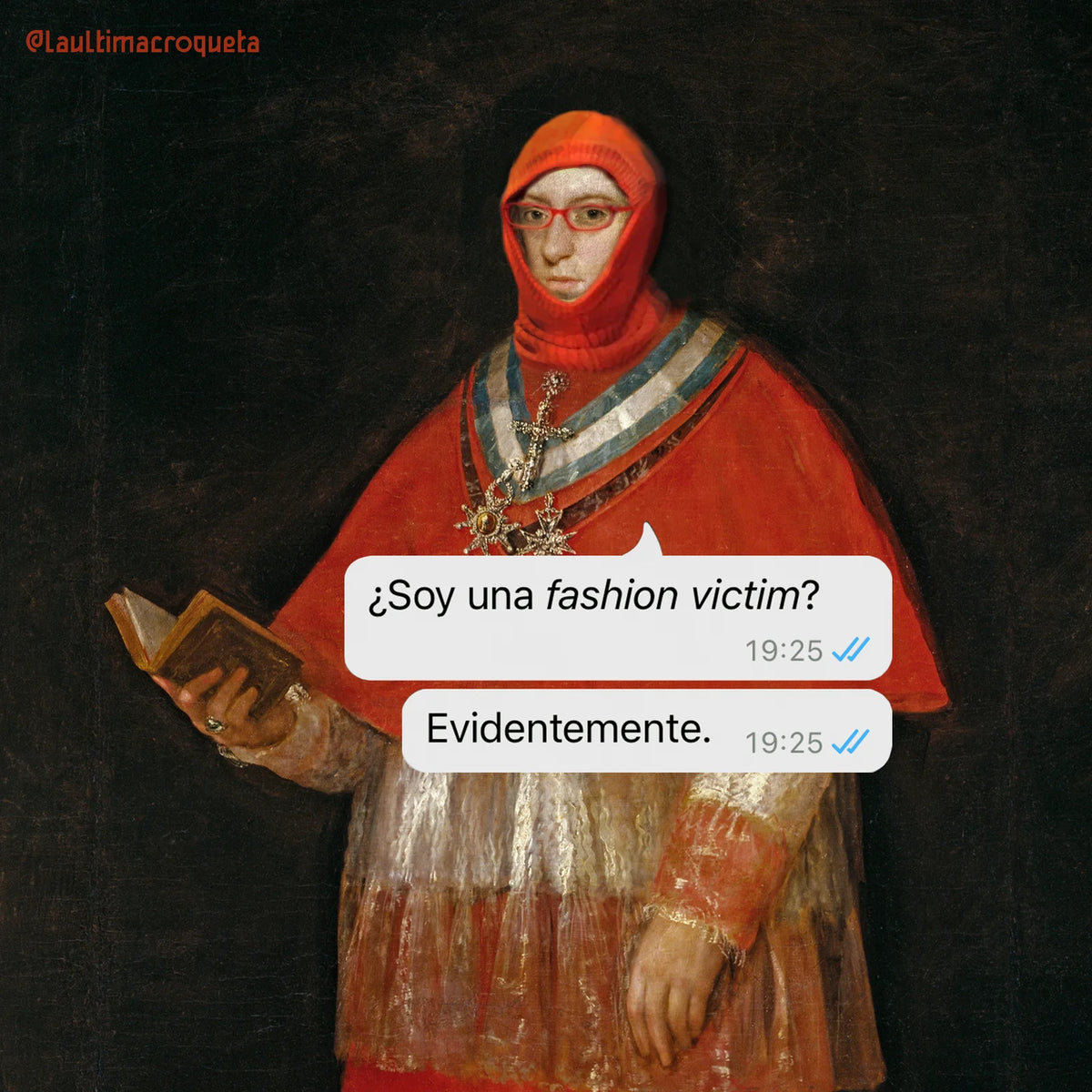 Lámina Fashion victim, evidentemente