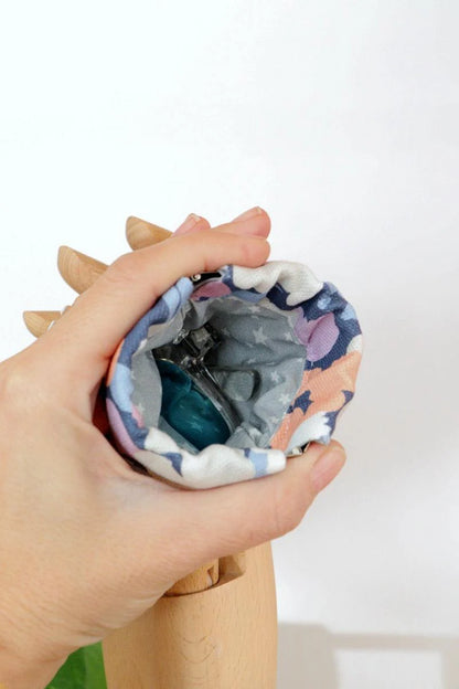 Funda de gafas acolchada estampado de flores