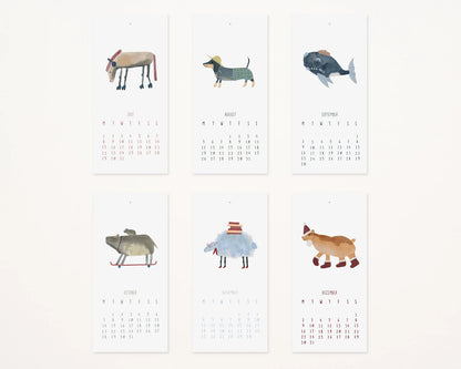Calendario Animales 2024