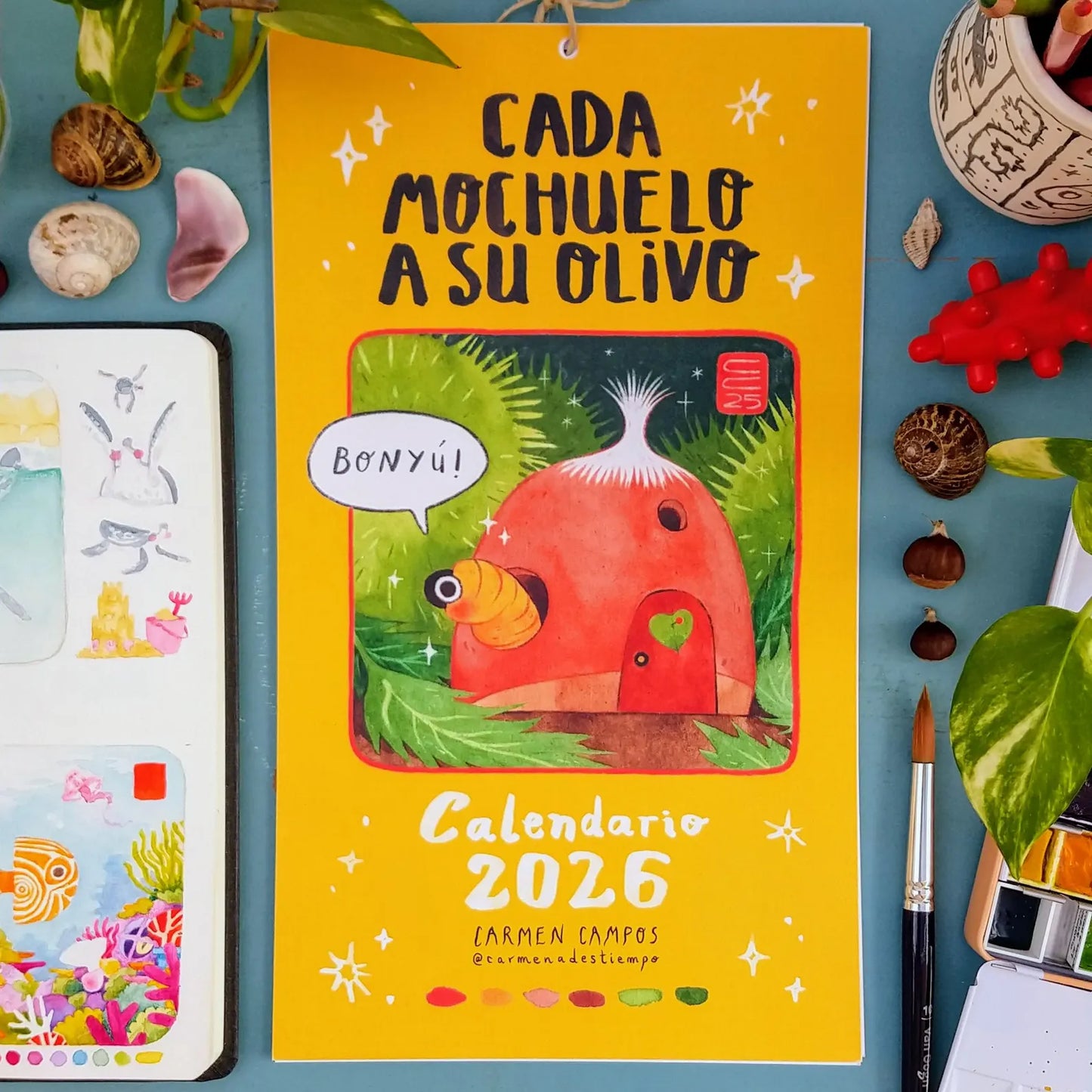 Calendario 2026 - Cada mochuelo a su olivo