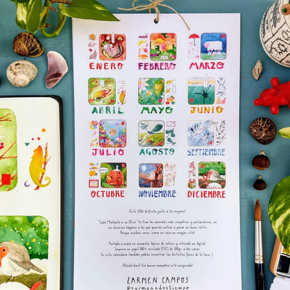 Calendario 2026 - Cada mochuelo a su olivo