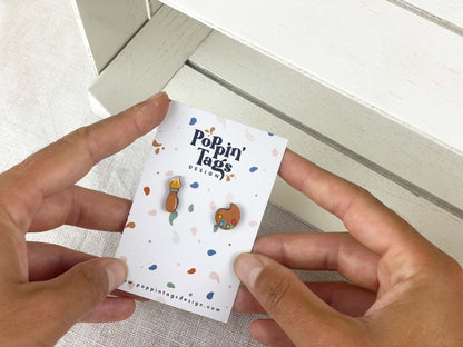 Pendientes Pincel y paleta de colores