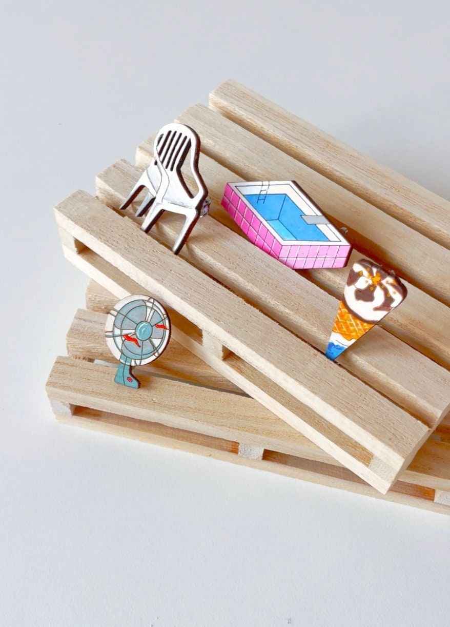 Set de broches verano a tope