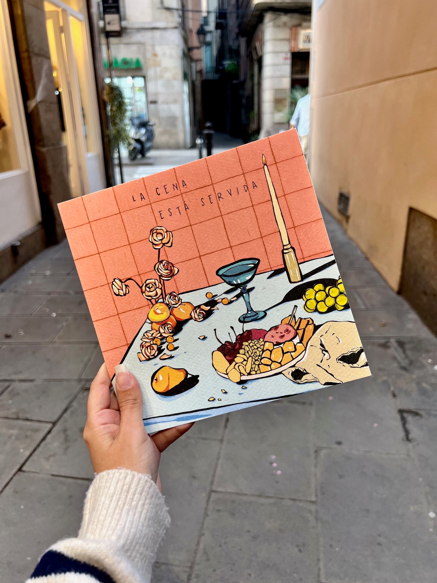 Lámina La cena está servida