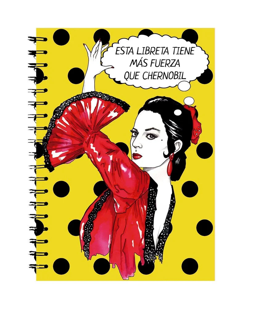 Libreta Lola Flores - Esta libreta tiene más fuerza que Chernóbil