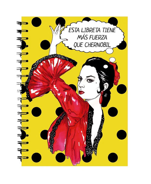 Libreta Lola Flores - Esta libreta tiene más fuerza que Chernóbil