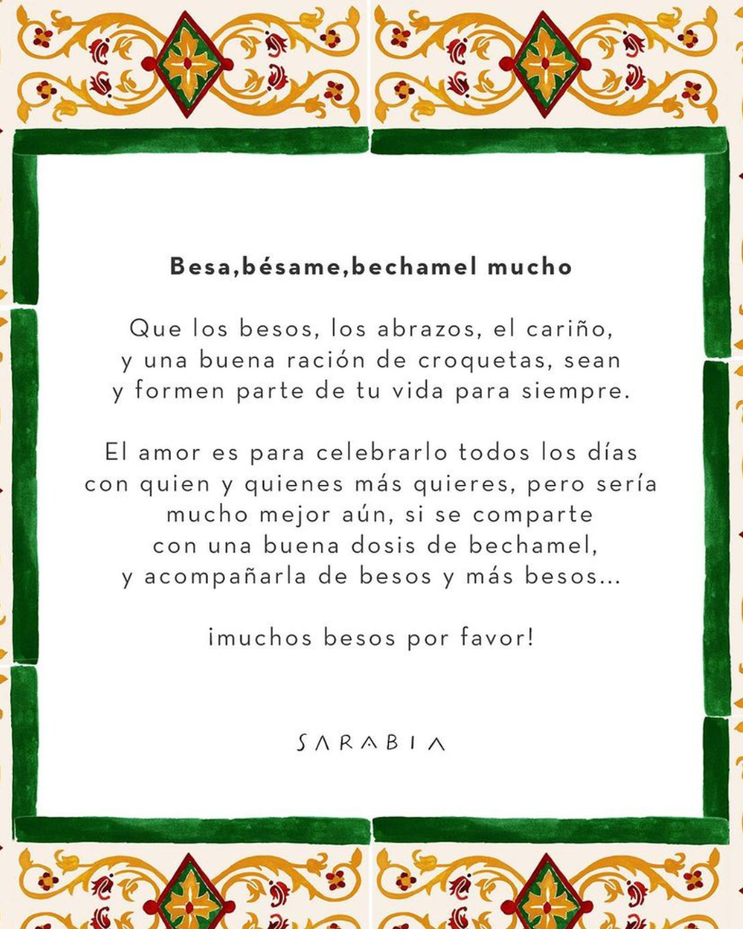 Lámina Bechamel mucho con croquetas