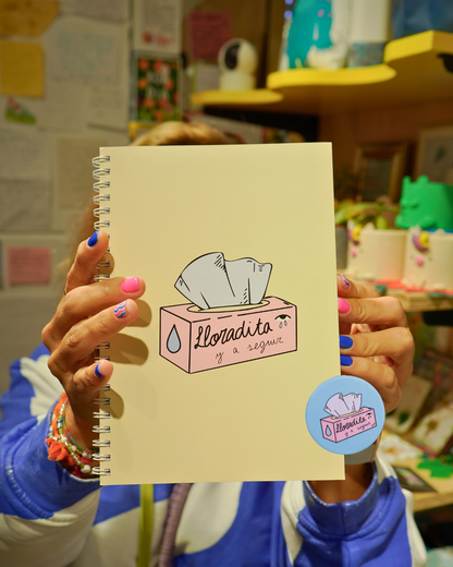 Libreta + Chapa Lloradita y a seguir
