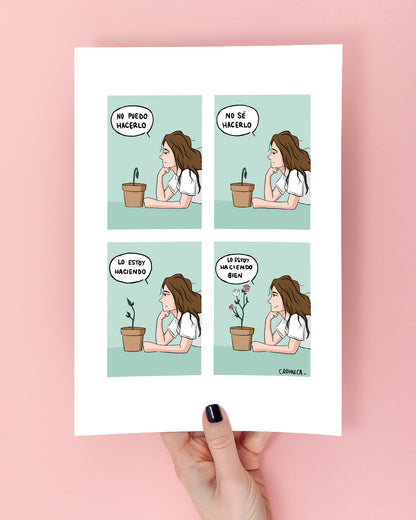 Lámina No puedo hacerlo. Lo estoy haciendo bien