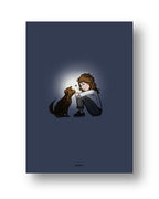 Lámina Amor de perro son tu luz