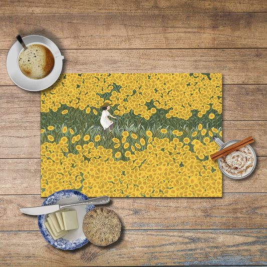 Mantelito de girasoles