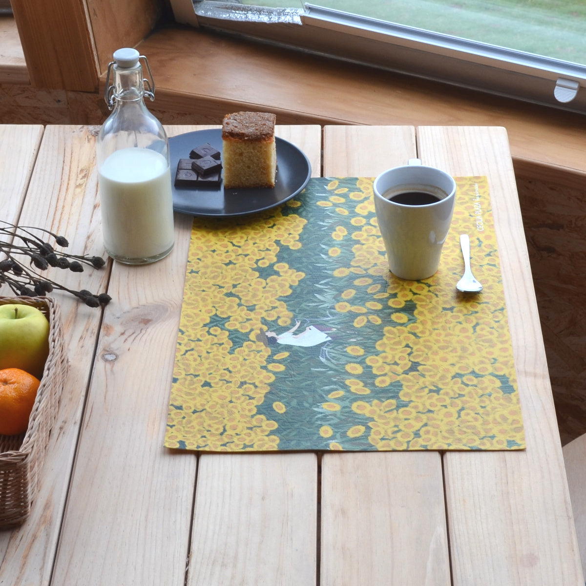 Mantelito de girasoles