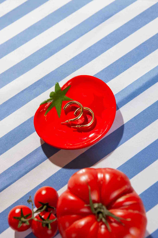 Mini plato tomate cerámica