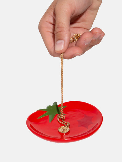 Mini plato tomate cerámica