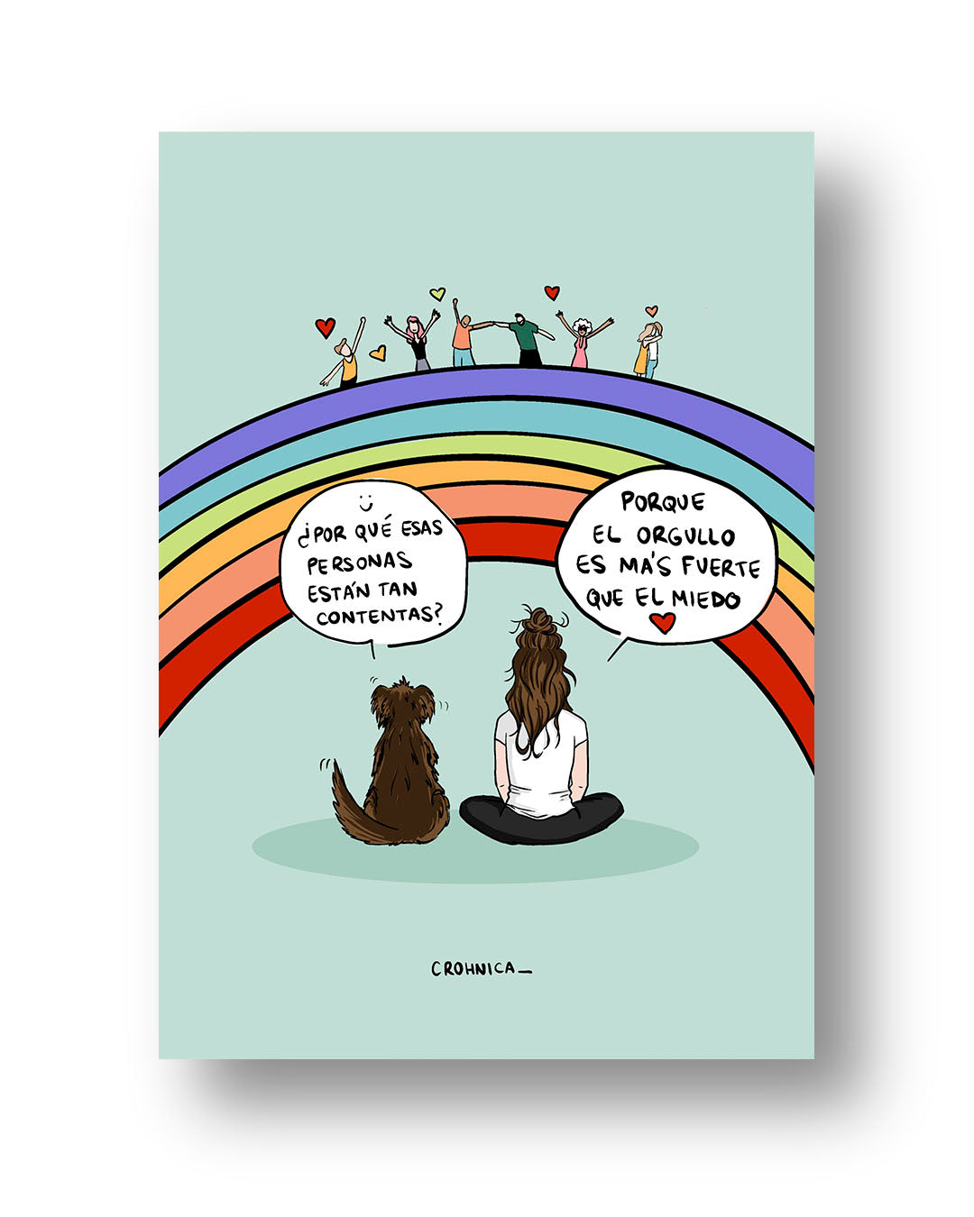 Lámina El orgullo es más fuerte que el miedo