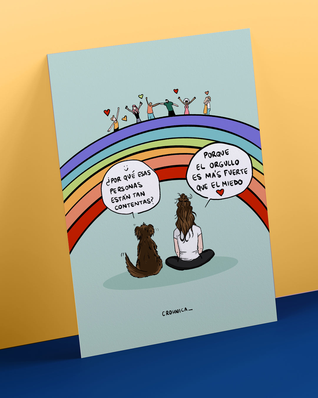 Lámina El orgullo es más fuerte que el miedo