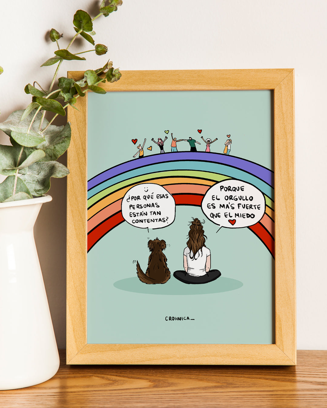 Lámina El orgullo es más fuerte que el miedo