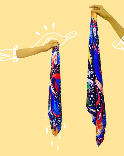 Pañuelo Universo (Azul) - Tribu