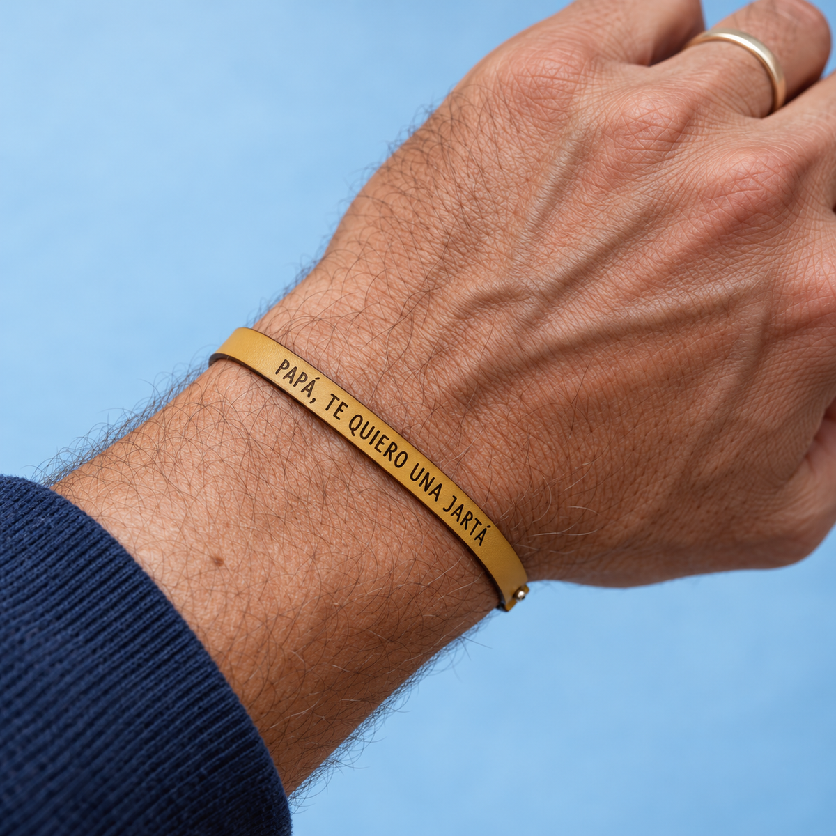 Pulsera Papá, te quiero una jartá