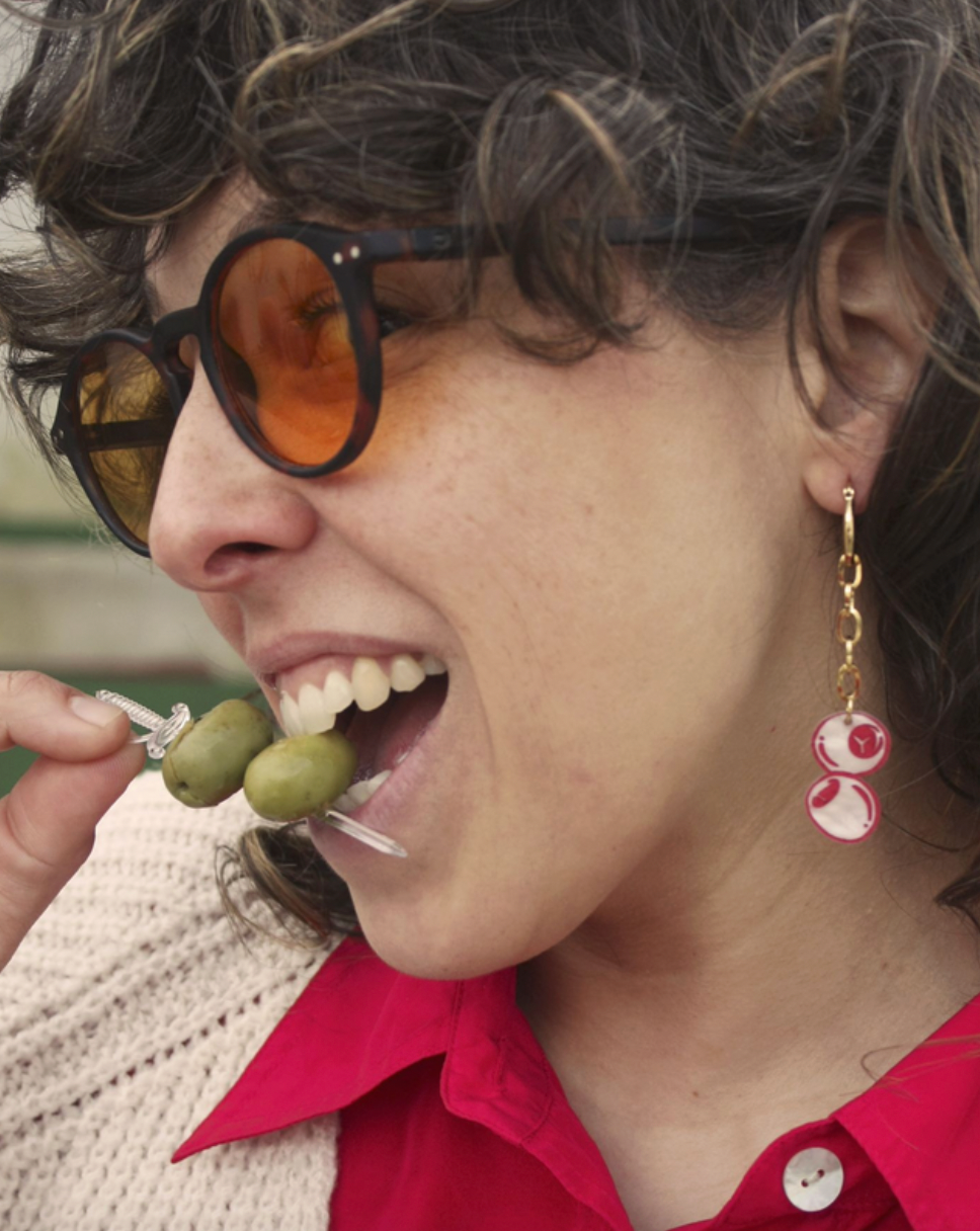 Pendientes pincho aceitunas