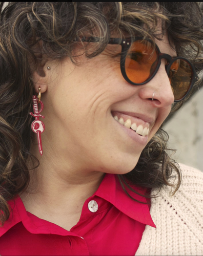 Pendientes pincho aceitunas