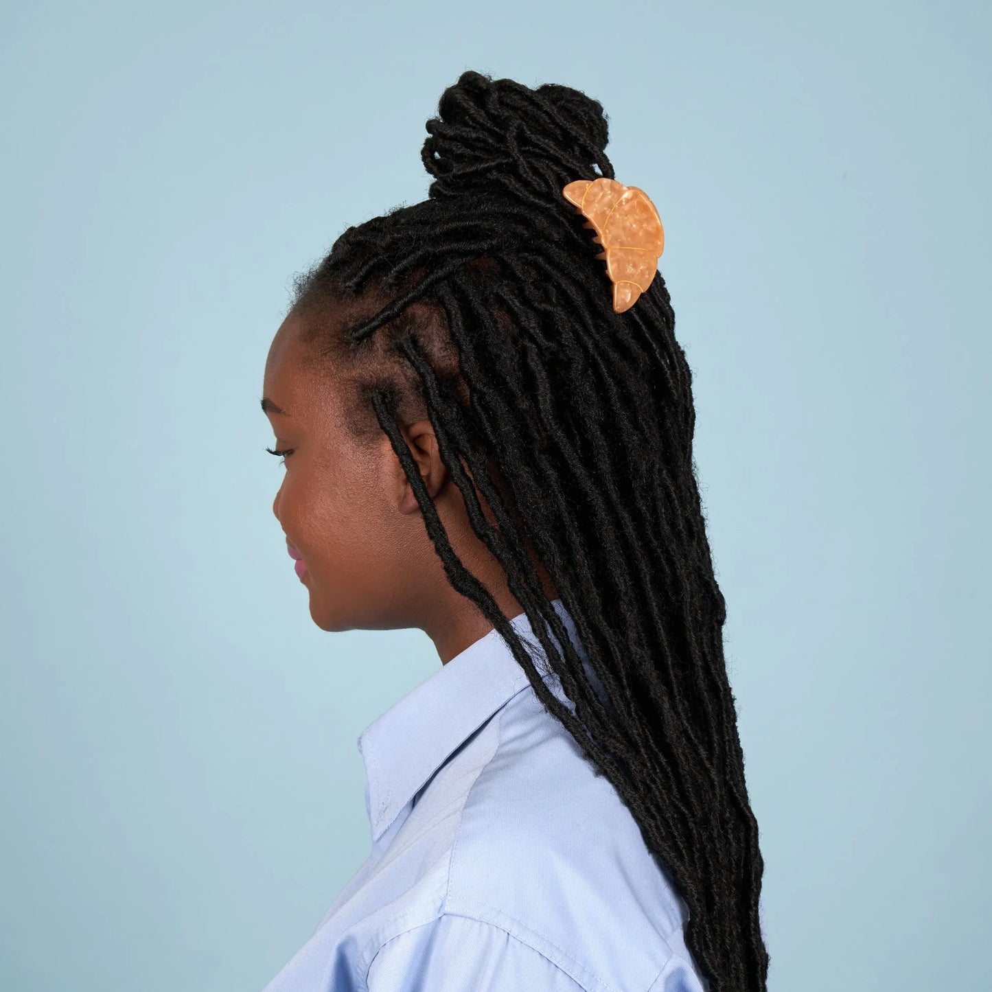 Pinza de Cruasán pal pelo