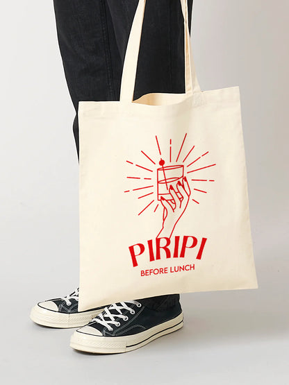 Totebag Piripi before lunch - Dos colores