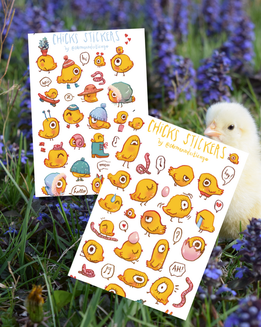 Chickens Stickers 