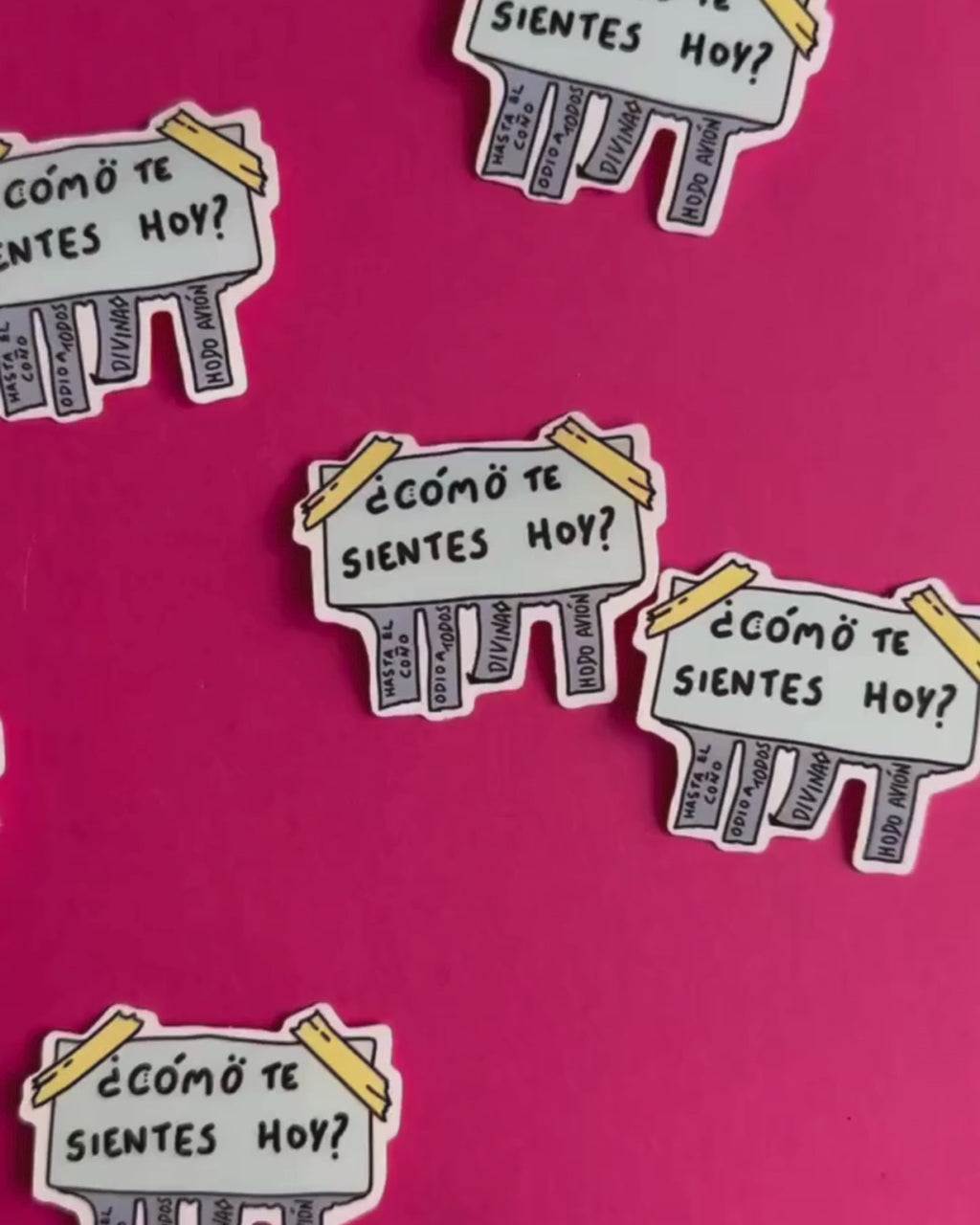 Pegatina ¿Cómo te sientes hoy? - Sorry not sorry