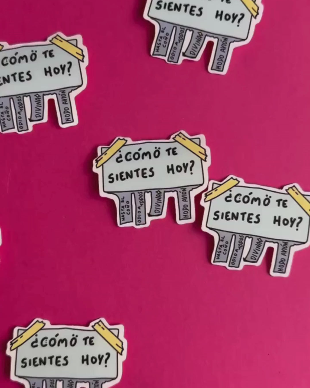 Pegatina ¿Cómo te sientes hoy? - Sorry not sorry
