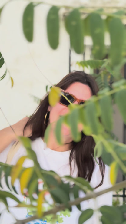 Camiseta Maceta de geranios x Raquel Sarabia