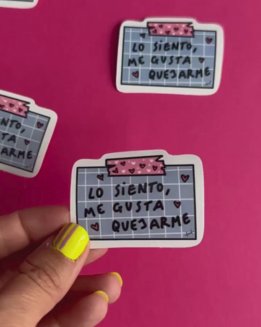 Pegatina Lo siento, me gusta quejarme - Sorry not sorry