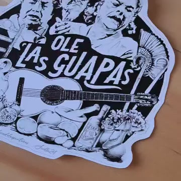Pegatina OLE LAS GUAPAS