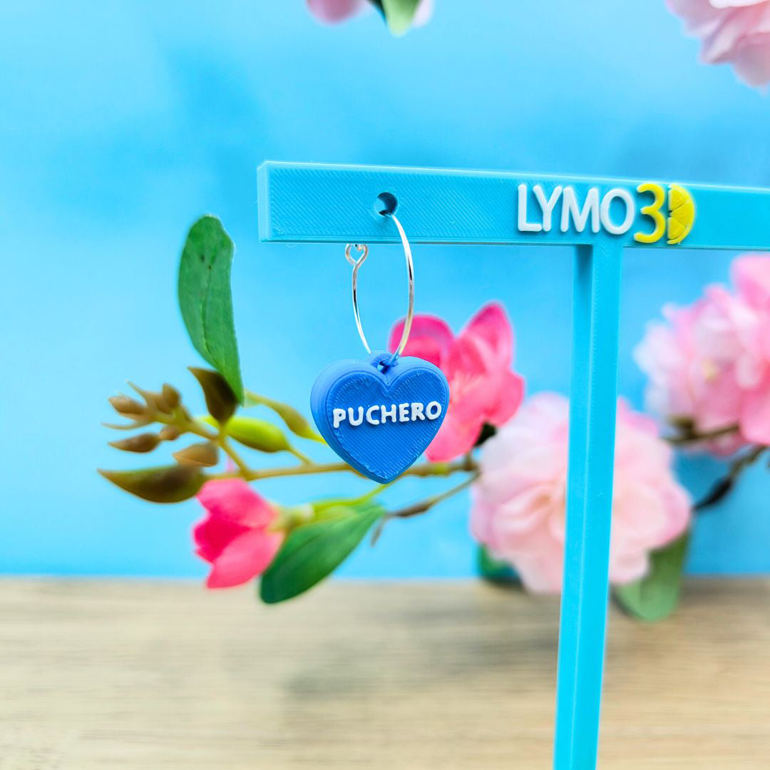 Pendiente Puchero Corazón