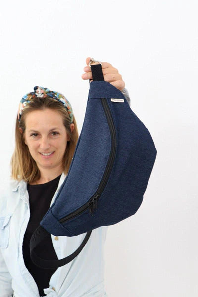 Riñonera bandolera Azul Vaquera