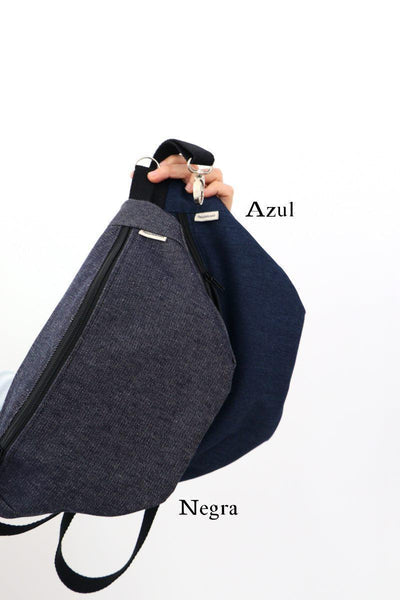 Riñonera bandolera Negra Vaquera