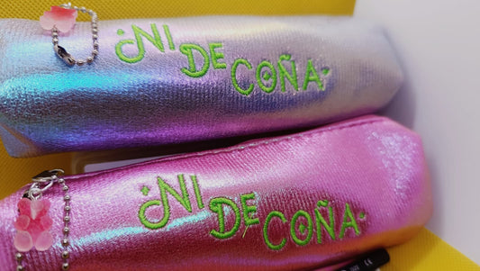 Estuche bordado Ni de coña