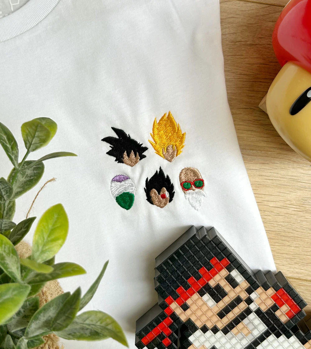 Camiseta bordada Dragon Ball