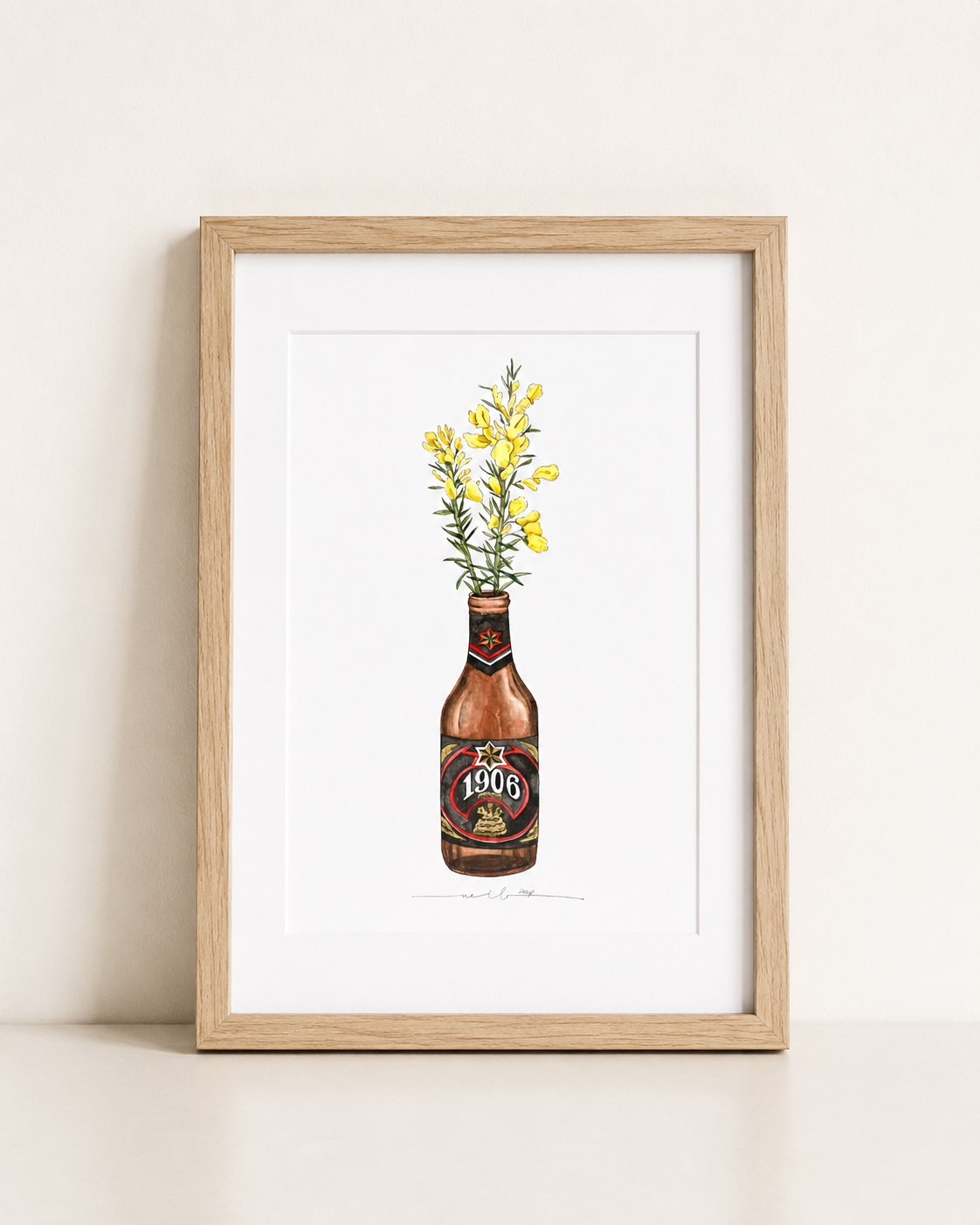 Lámina de cerveza 1906