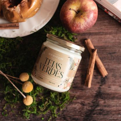 Vela artesana Tejas Verdes