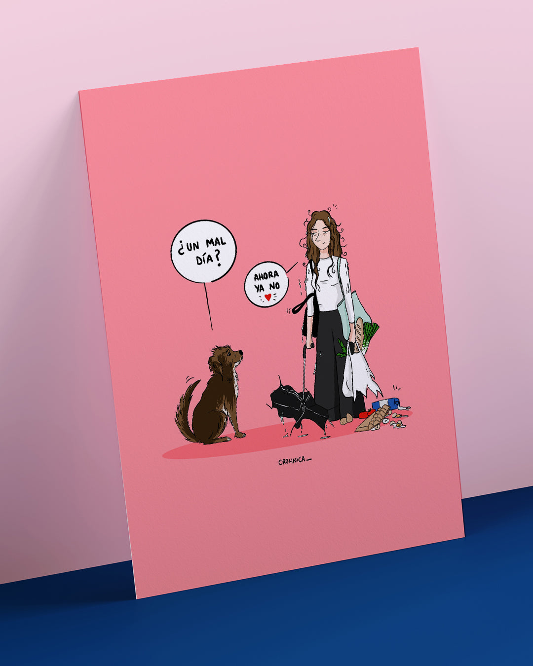 Lámina ¿Un mal día? Ahora ya no