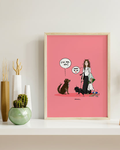 Lámina ¿Un mal día? Ahora ya no